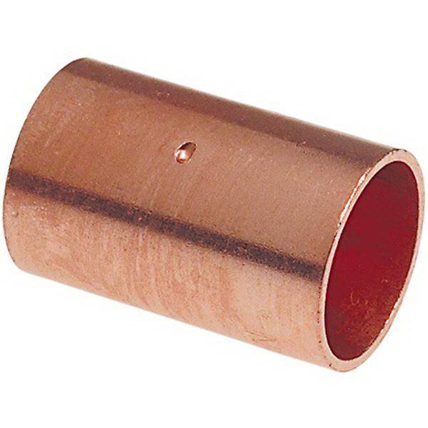 3-1/2 COPPER CPLG W/STAKED STOP (CXC)