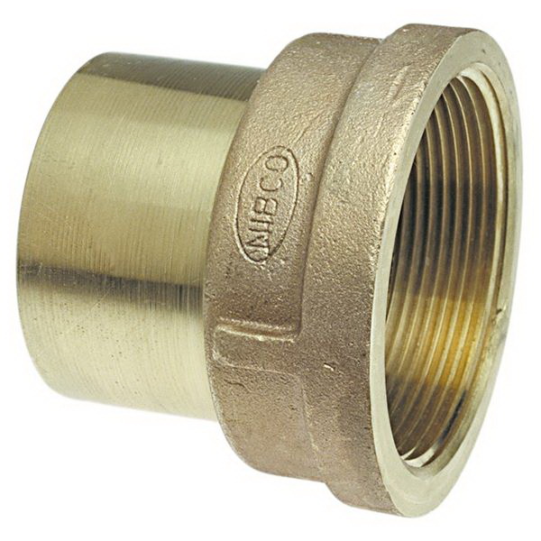 3 CAST COPPER FTG FEMALE ADPT (FTGXF) *NOT approved for potable water.