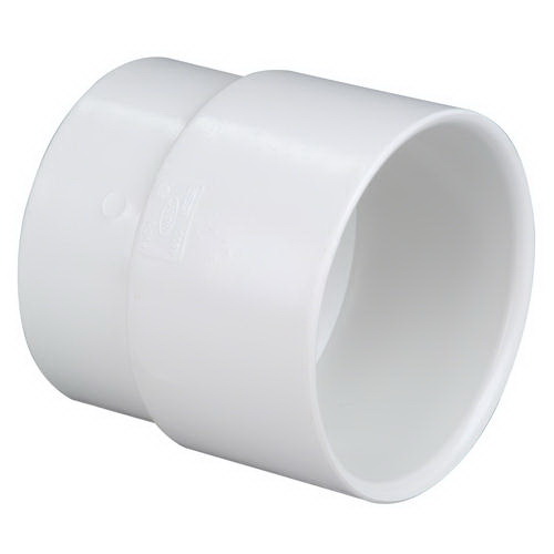 White PVC SCH 40 DWV Adapter, Hub