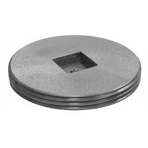 1-1/2 COUNTERSUNK BRASS PLUG W/ 1/4 TAP FOR EXT COVER & SCREW P54-150 (FITS 2 CI CLEANOUT)