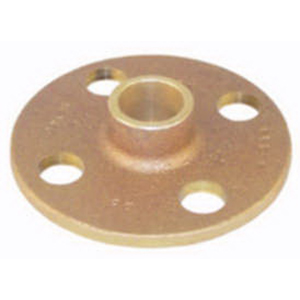 Brass Class 125 Cast Solder Joint Companion Flange, Copper