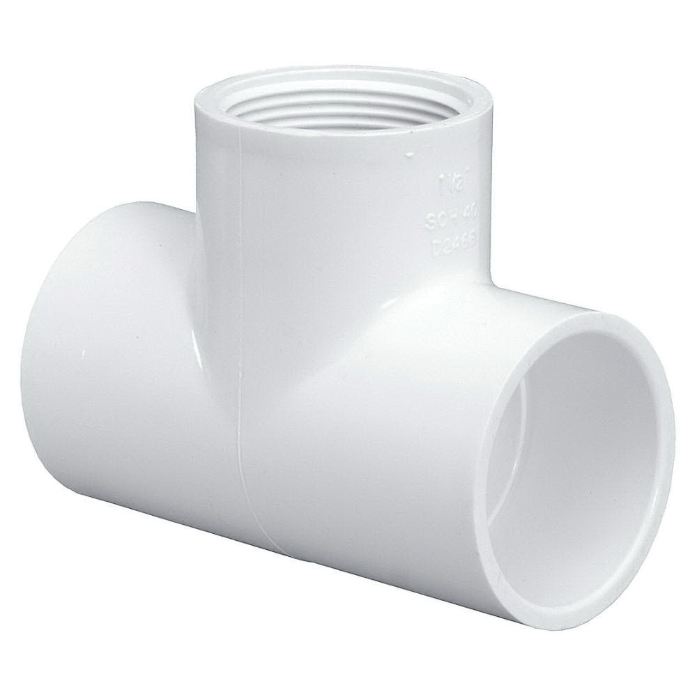 1 S-40 PVC TEE (SXSXF)