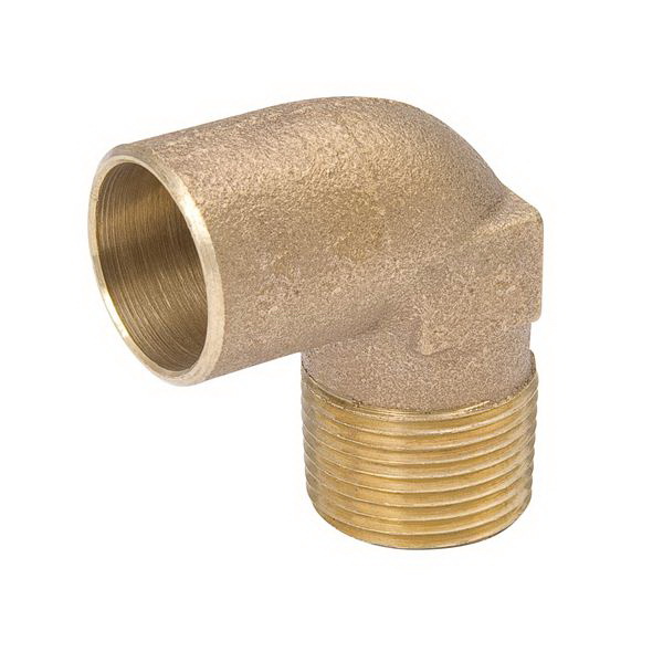 1/2x3/4 CxM LF CAST COPPER 90 ELL *Compliant with Lead Free Drinking Water Act. Approved for potable water.