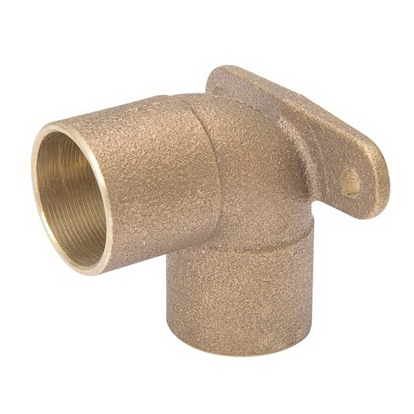 Brass Alloy Cast 90 deg Elbow, Copper (Female Solder)