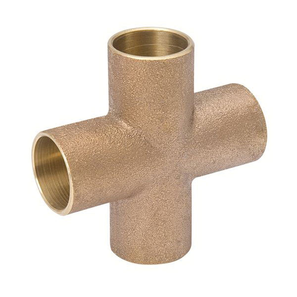 1/2 CxCxCxC LF CAST COPPER CROSS *Compliant with Lead Free Drinking Water Act. Approved for potable water.