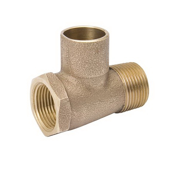 3/4 FxMxC LF CAST COPPER TEE *Compliant with Lead Free Drinking Water Act. Approved for potable water.
