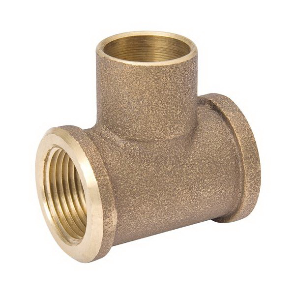 3/4 FxFxC LF CAST COPPER TEE *Compliant with Lead Free Drinking Water Act. Approved for potable water.