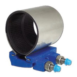 304 Stainless Steel/Ductile Iron/Nitrile Full Circle Single Band Repair Clamp