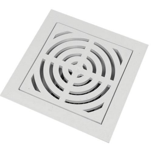3 PVC FLOOR SINK W/ FULL TOP GRATE & FLAT BOTTOM STRAINER #S49-093