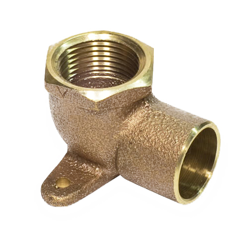 3/4 CAST COPPER DROP EAR 90 ELL (CXF) *NOT approved for potable water.