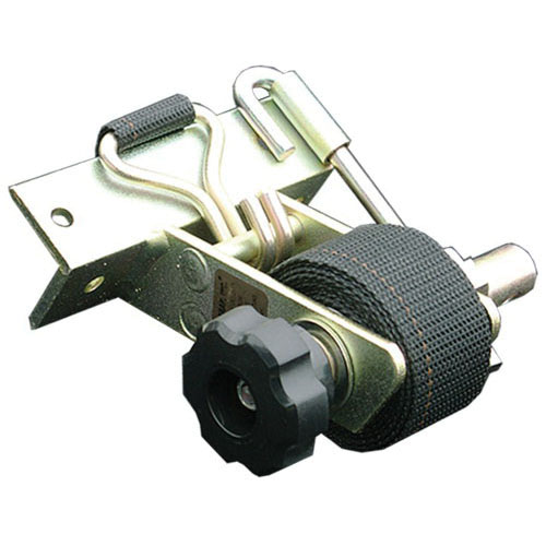 RACK-STRAPS RS1, RIGHT ANGLE MOUNT BRACKET, PAIR 8' BLACK STRAPS, BOLT MOUNTING HARDWARE, CLAMSHELL PACK RS1-K8J-C
