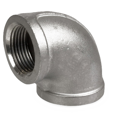 304 Stainless Steel Class 150 45 deg Elbow, Threaded, Domestic