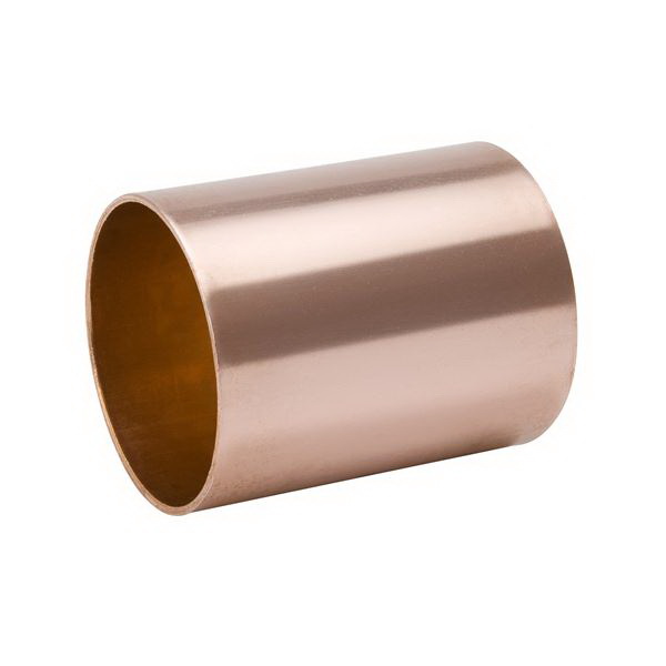 Copper Wrot Coupling with Staked Stop, Copper