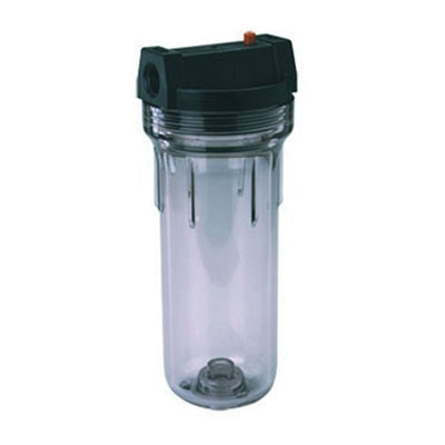 STD CLEAR HOUSING w/PRESS RELIEF BUTTON 3/4" INLET/OUTLET 152018