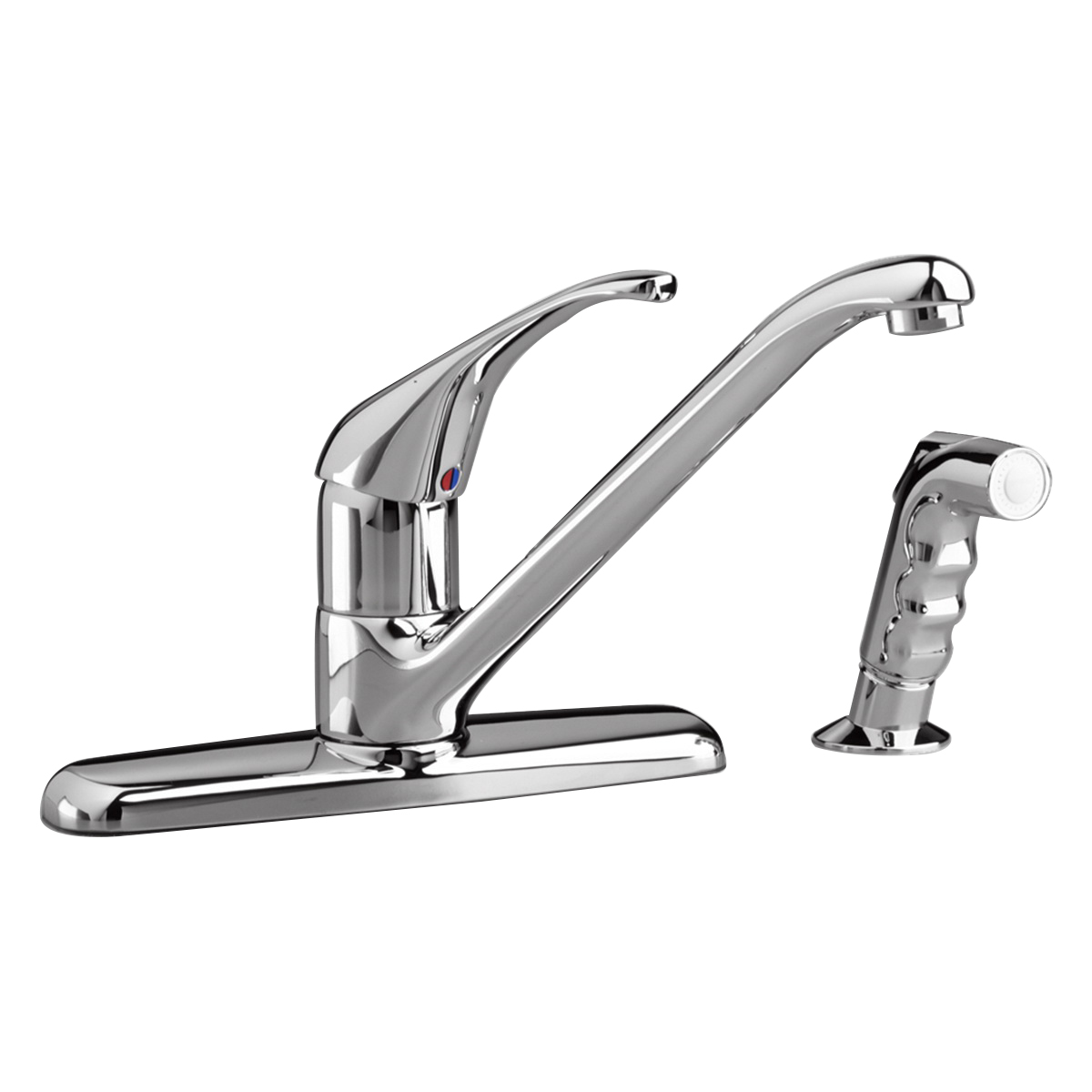 4205.001.002 AM.STD SINGLE LEVER KITCHEN FAUCET WITH HAND SPRAY POLISHED CHROME FINISH