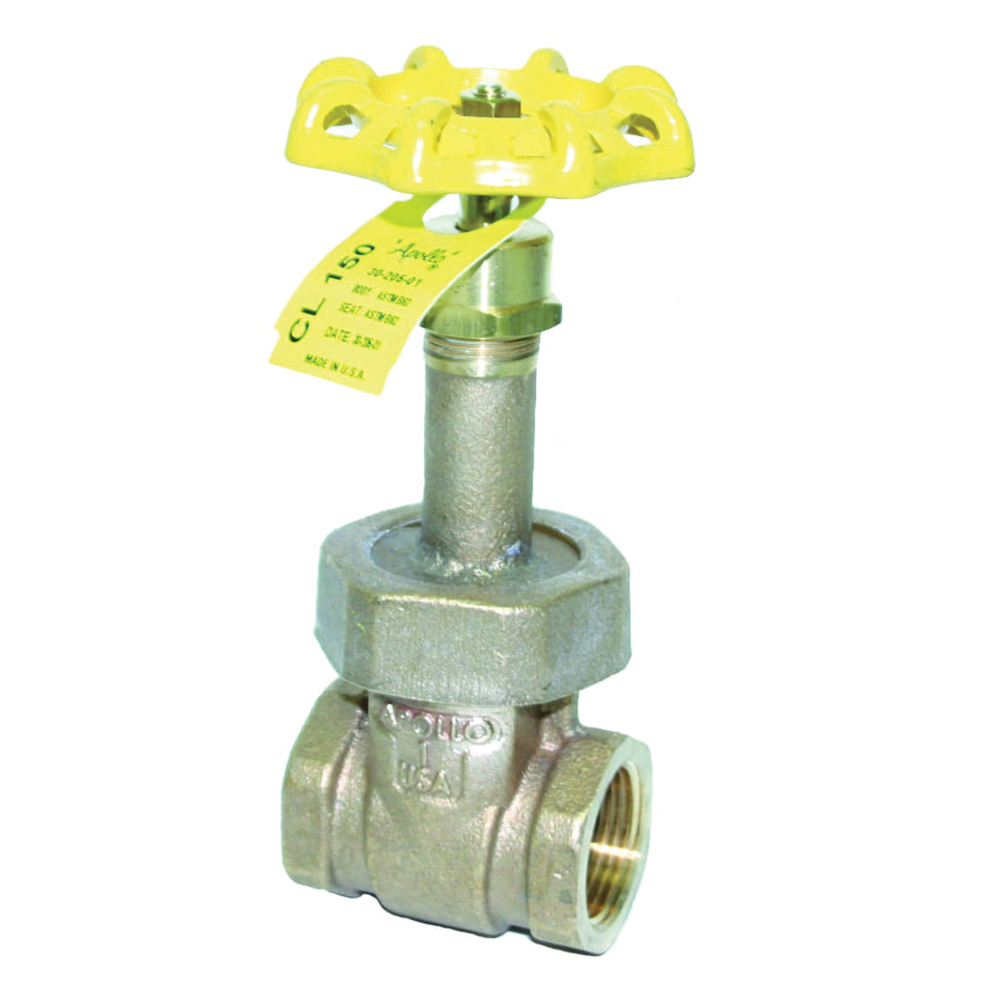Apollo® Model 107T Bronze Rising Stem Gate Valve - NPT - 300 psi - -20 to 406 deg F
