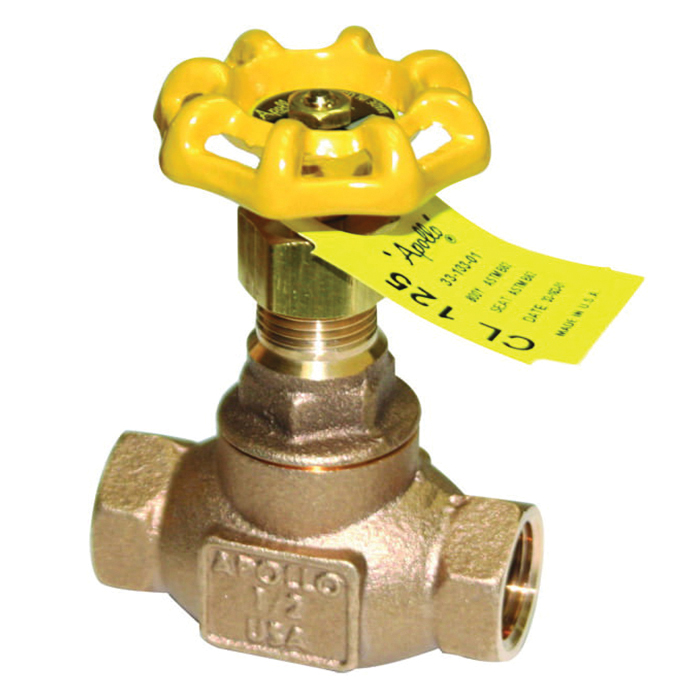 Apollo® Model 120T Bronze Globe Valve - NPT - 200 psi - -20 to 406 deg F