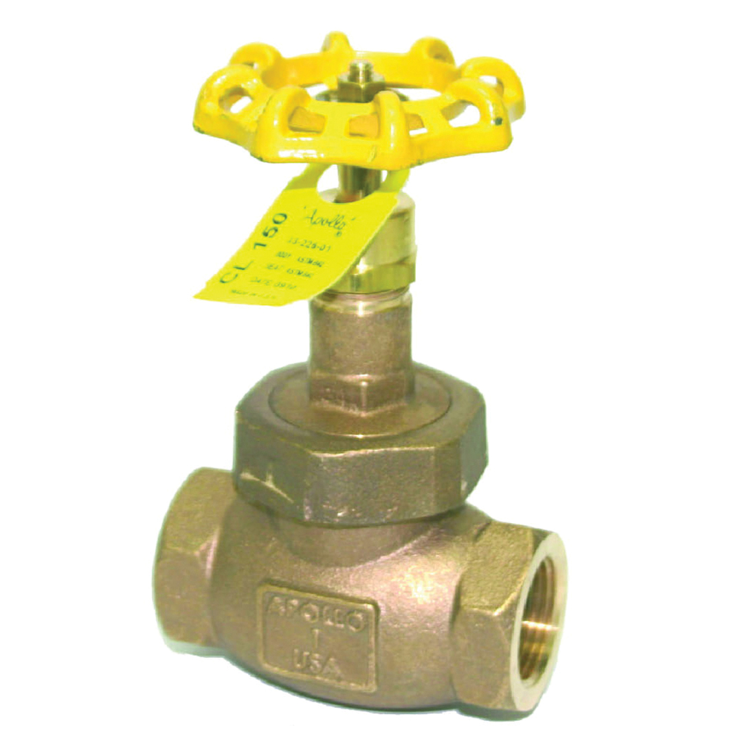 Apollo® Model 122T Bronze Globe Valve, NPT, 300 psi, -20 to 406 deg F