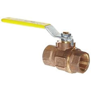 1/4 APOLLO 78-013-01 BRZ THRD BALL VLV WITH LOCKING HANDLE, VENTED BODY *NOT approved for potable water.