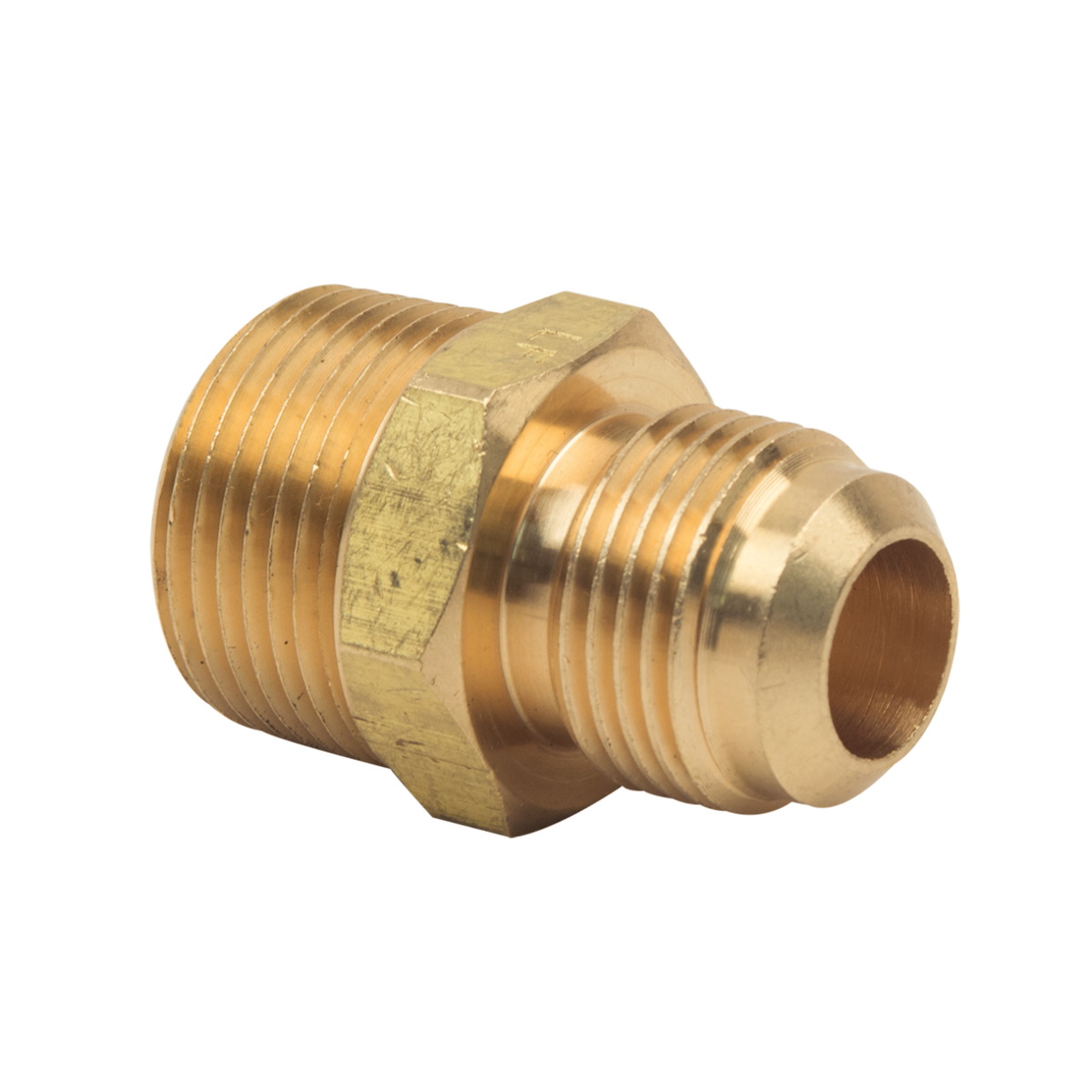 #48-10-12 5/8" OD TUBE x 3/4" MIP BRASS FLARE MALE ADPT