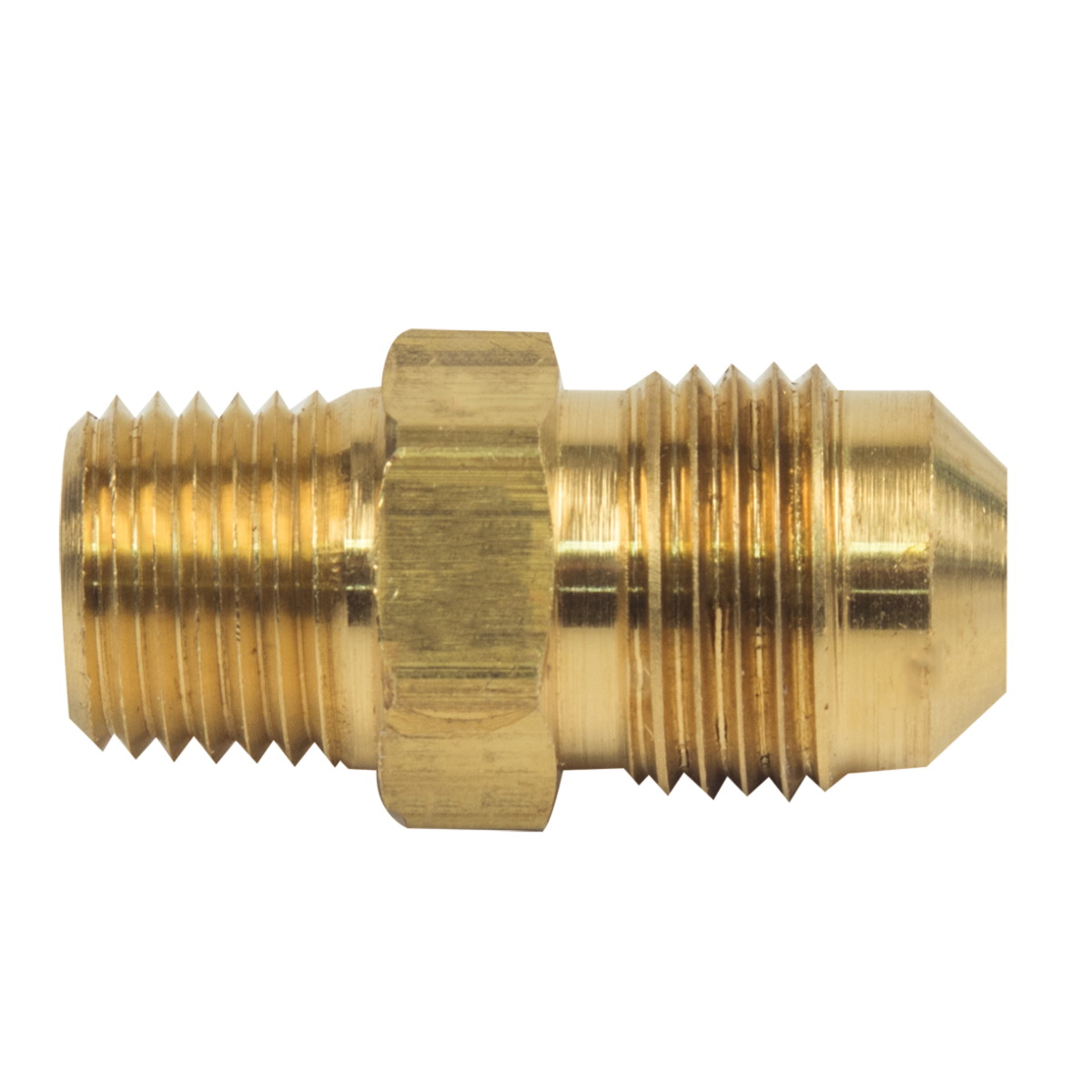 #48-6-4 3/8" OD TUBE x 1/4" MIP BRASS FLARE MALE ADPT