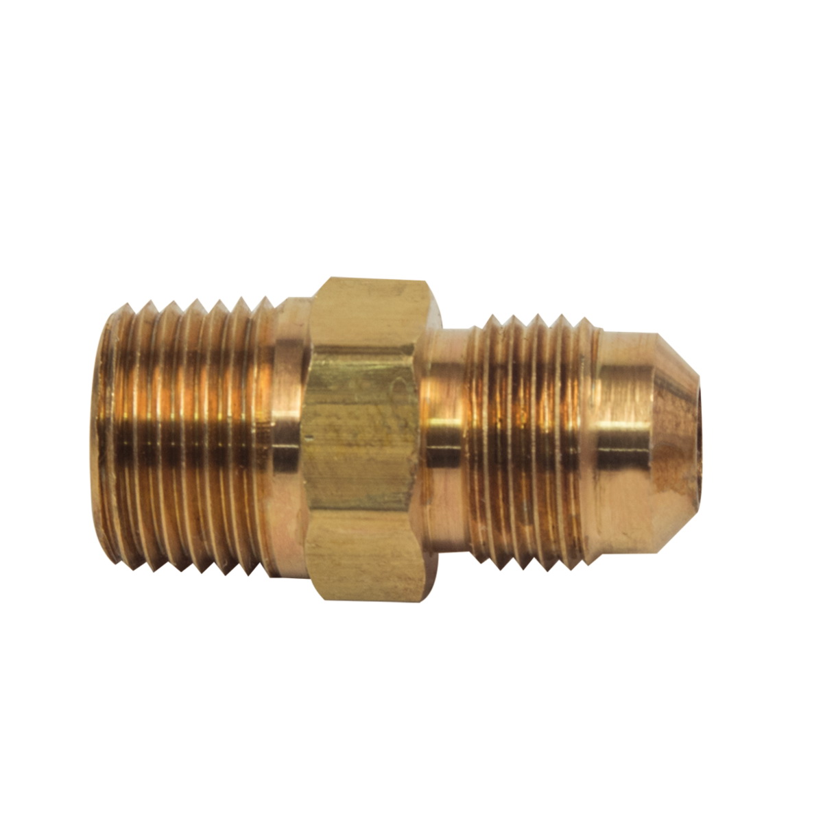 #48-6-6 3/8" OD TUBE x 3/8" MIP BRASS FLARE MALE ADPT