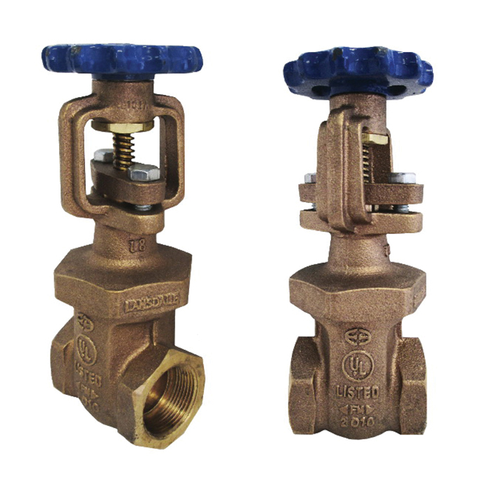 Brecco Bronze Rising Stem OSY Gate Valve, IPS