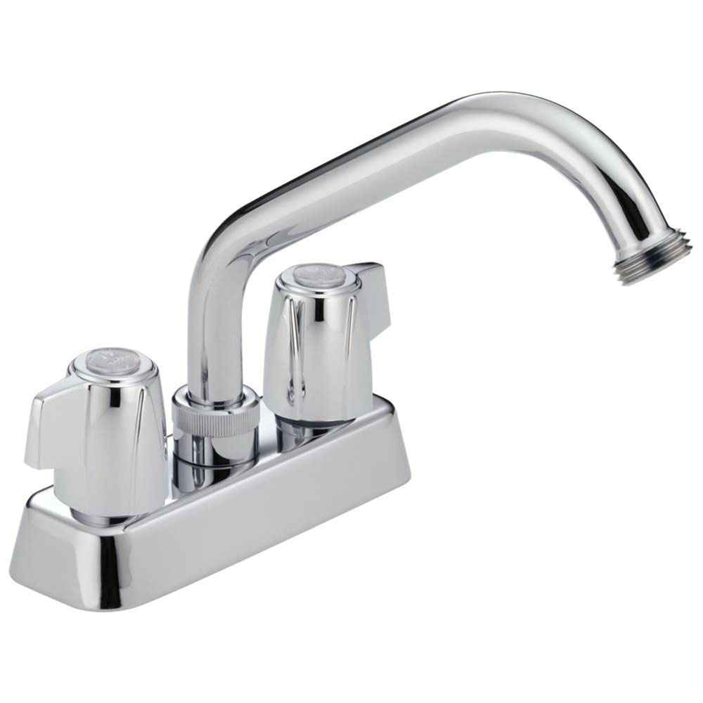 DELTA 2131LF CLASSIC CHROME TWO HDL BLADE LAUNDRY FAUCET