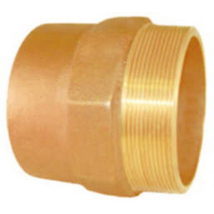 EPC Brass Solder Adapter, Copper x MNPT