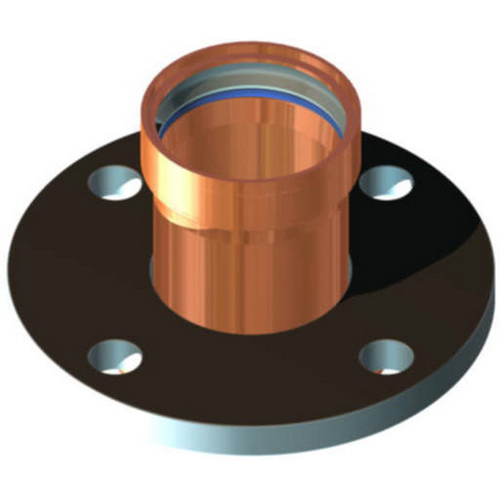EPC Apollopress® Powder Coated/Black Copper Class 150 Large Diameter Companion Flange, Press