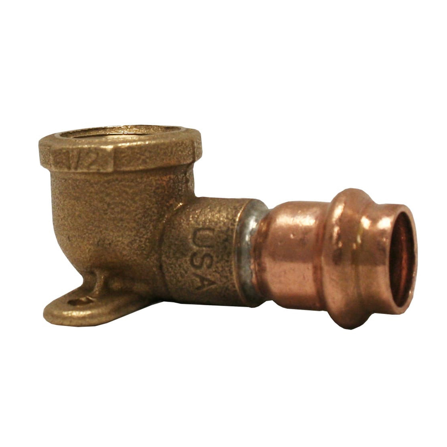 1/2x3/8 APOLLO XPRESS 10075367 COPPER AND LF BRASS FEM 90 RED DROP EAR ELL (PXF)