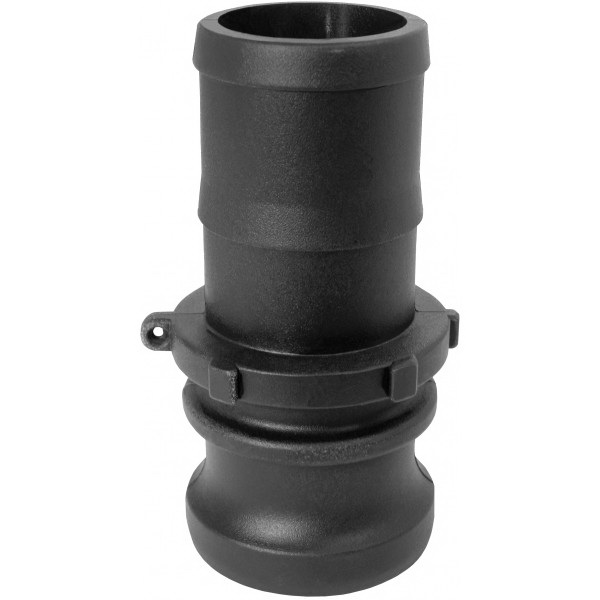 Green Leaf® GatorLock® Polypropylene Type E Cam Lever Coupling, Male Adapter x Hose Barb