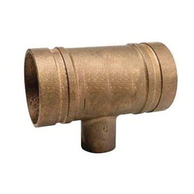2-1/2x2-1/2x1-1/4 RED TEE Grooved x Grooved x Cup 6182513