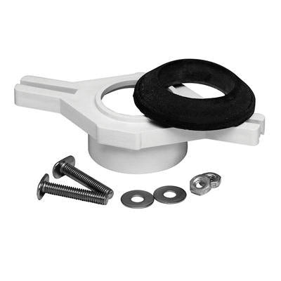 2 PVC HORIZONTAL ADJ URINAL FLANGE KIT, IPS ABA8548