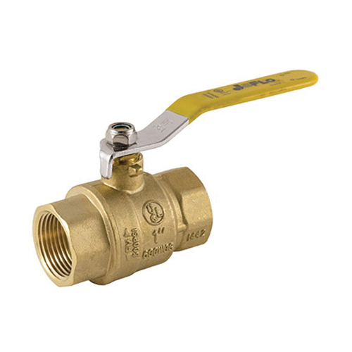 Jomar Valve® Brass 2-Piece Full Port Ball Valve - NPT - 600 psi