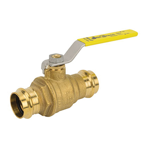 Jomar Valve® Brass 2-Piece Full Port Ball Valve - Press - 250 psi - 250 deg F