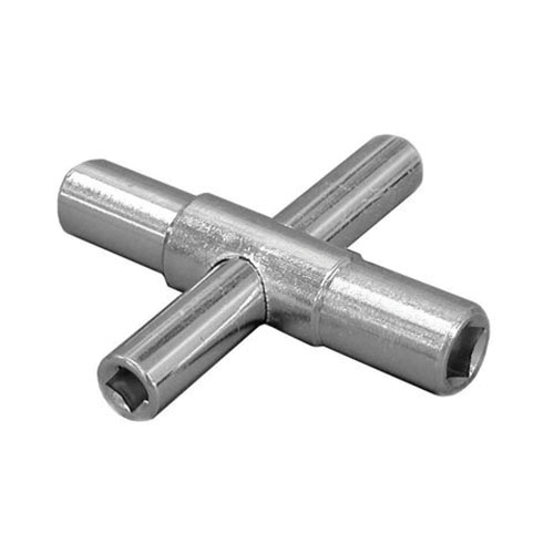 4 WAY KEY FOR VALVE,FAUCET AND SILCOCK - SIZES 1/4,9/32,5/16,11/32 J40005