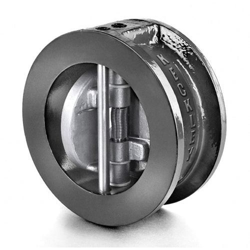 Keckley Style DD Epoxy Coated Cast Iron Style DD Check Valve - Wafer Flat Face - 200 psi - -20 to 250 deg F