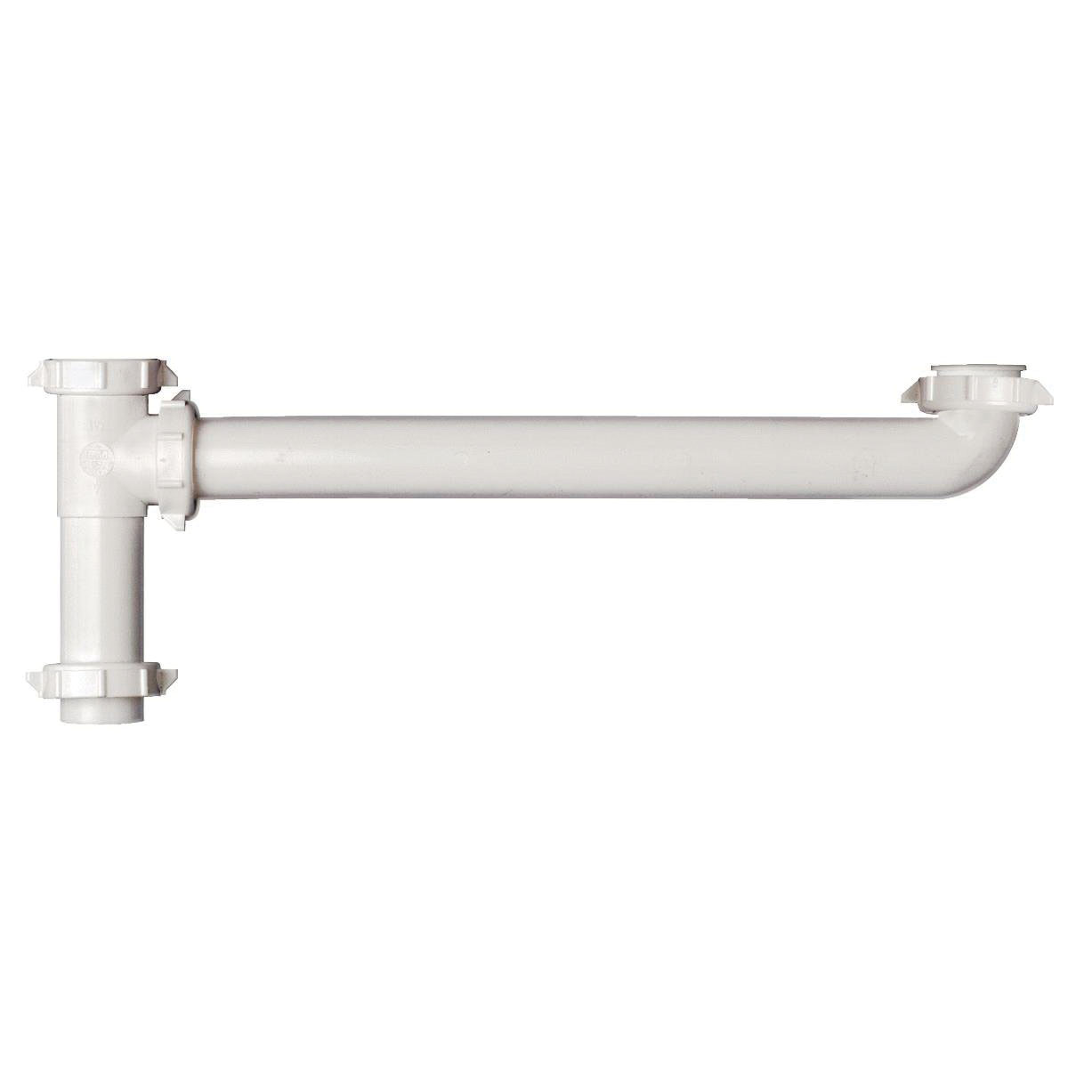 DEARBORN P9121ABG 1-1/2" SJ/DIRECT CONNECT 16" PVC END OUTLET WASTE (KEENEY 122TTW)