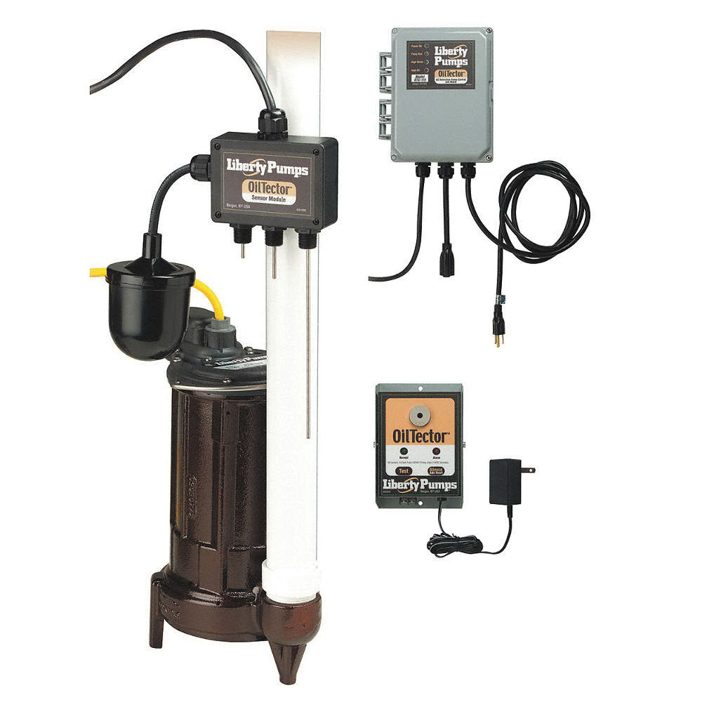 LIBERTY ELV-280 1/2HP ELEVATOR SUMP PUMP SYSTEM W/OILTECTOR CONTROL
