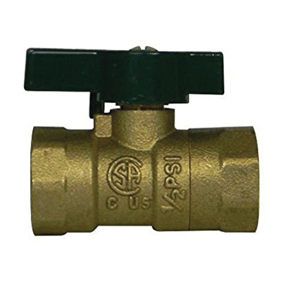 McDonald® 10710 Forged Brass 2-Piece Standard Port Gas Ball Valve - FNPT - 125 psig - -40 to 125 deg F