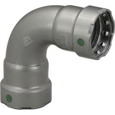 MegaPress® Zinc Nickel Coated Carbon Steel 90 deg Elbow, Press, Import
