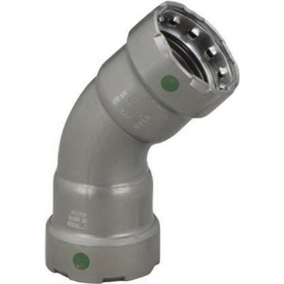MegaPress® Zinc Nickel Coated Carbon Steel 45 deg Elbow, Press, Import