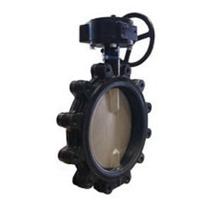 Milwaukee Valve ML324ED Cast Iron Lug Butterfly Valve, Flanged, 200 psig