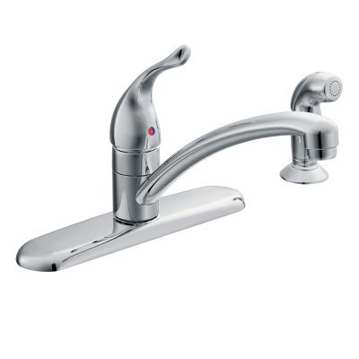 MOEN 67430 CHATEAU SGL LEVER CHROME KITCHEN FAUCET WITH SIDE SPRAY