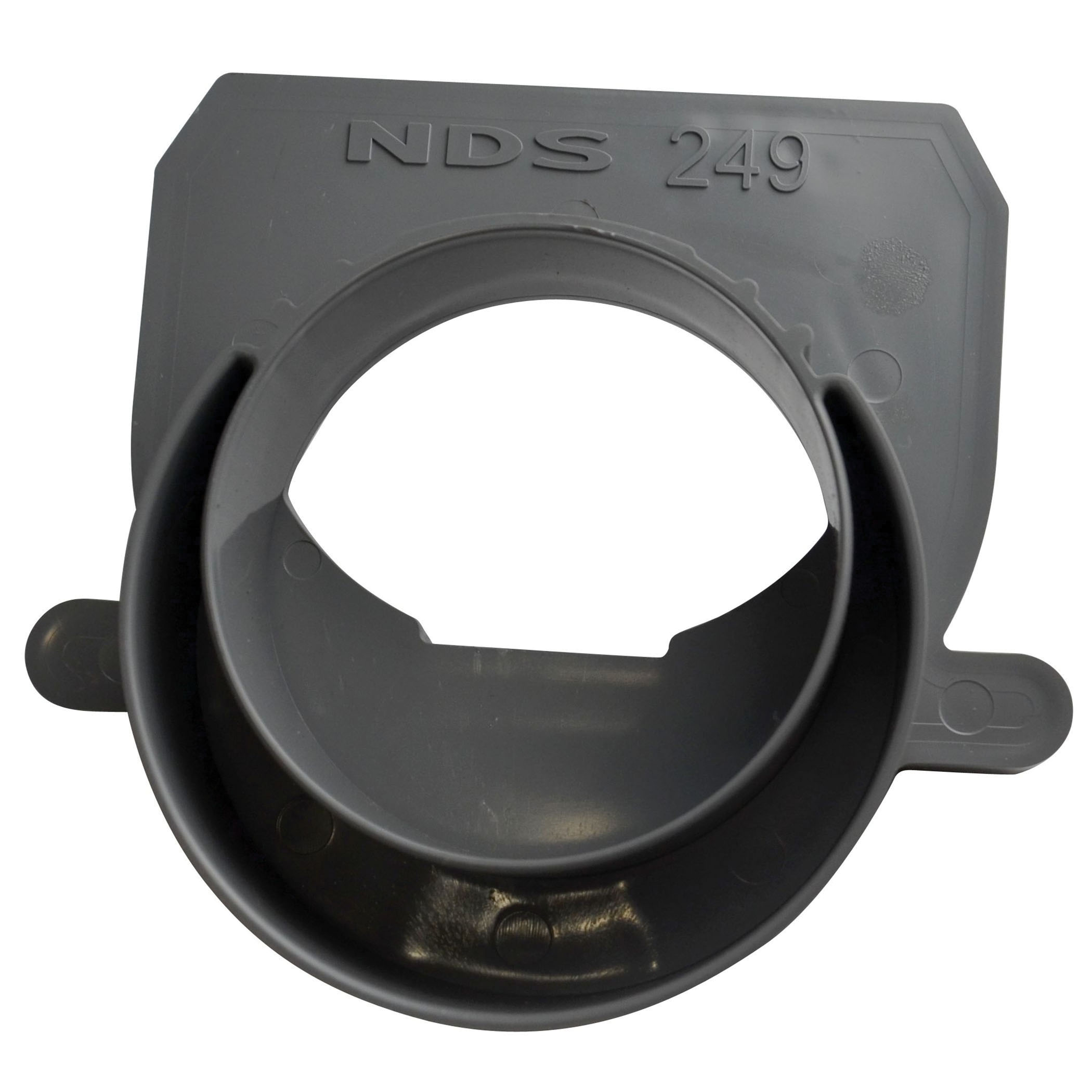 3 and 4 NDS #249 CHANNEL DRAIN OFFSET END OUTLET - GREY