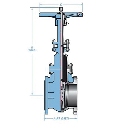 NEWCO® Cast Carbon Steel Globe Valve, Flanged, Class 150, -20 to 800 deg F