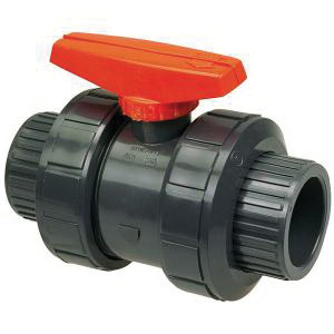 Nibco® Chemtrol® Tru-Bloc® PVC Full Port True Union Ball Valve, Socket, 150 psi