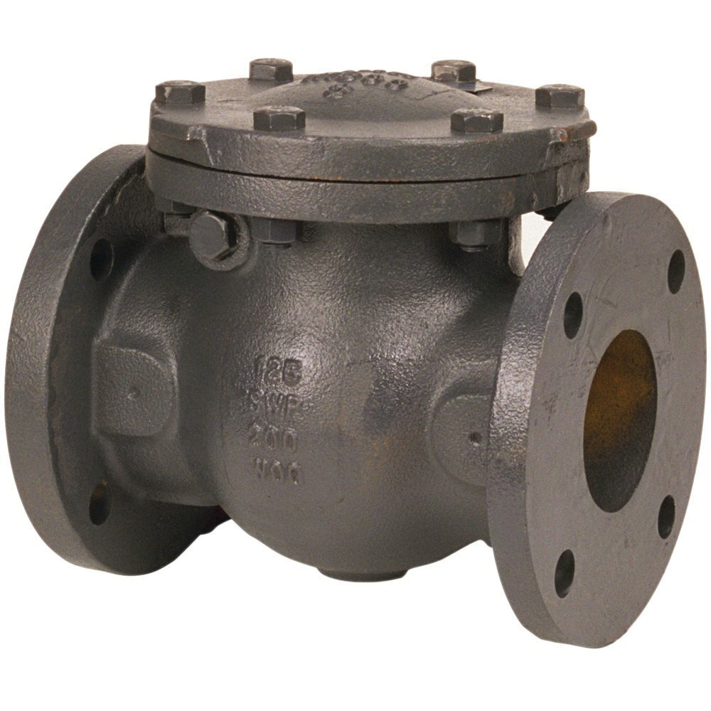 Nibco® Cast Iron Horizontal Swing Check Valve, Flanged, 200 psi, 450 deg F