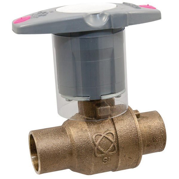 Nibco® Lead Free Silicon Bronze 2-Piece Full Port Ball Valve, Solder, 600 psi, 300 deg F